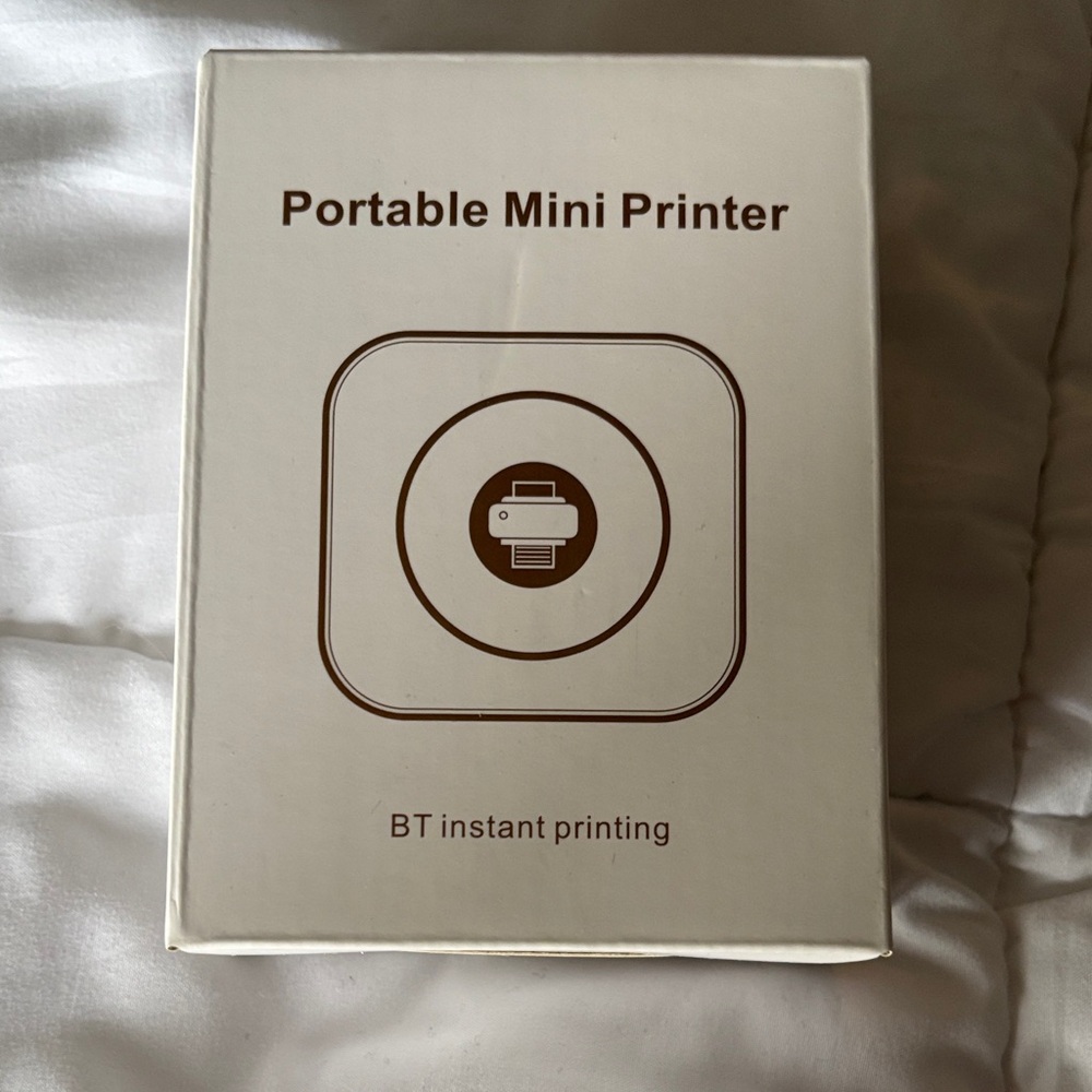Blue Portable Mini Printer